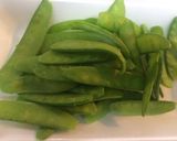 俺流!簡単…絹さやのおひたし作り方1写真