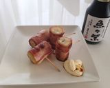 グリーン バナナのベーコン巻き作り方5写真