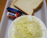 コンビーフとキャベツのグリルサンド作り方1写真