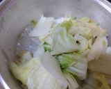 白菜と豚肉の無水鍋煮作り方1写真