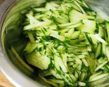 簡単！チアシード入りサンマ缶サラダ♪作り方1写真