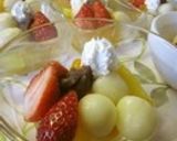 甘納豆隠し玉ありor無しフルーツ白玉。作り方9写真