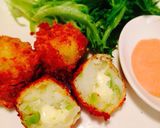 ☆そら豆とチーズのコロコロコロッケ◎◎◎作り方8写真