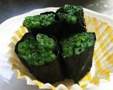 お弁当の1品に！ほうれん草の海苔巻き作り方3写真