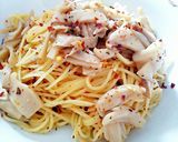 アヒージョリメイク>>オイル系生パスタ作り方5写真