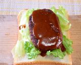 たまごハンバーグサンド作り方3写真
