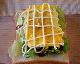 たまごハンバーグサンド作り方4写真