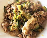 簡単♪豚肉とズッキーニ(なす)の炒め物作り方6写真