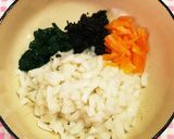 離乳食♡うどん入り*野菜たっぷり茶碗蒸し作り方1写真
