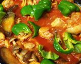 ＊鶏肉のトマト煮込み(和風ラタトゥイユ)作り方6写真