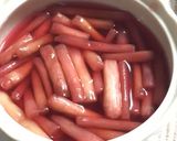 赤ずいきの酢漬け作り方4写真