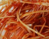 濃厚ピリ辛つけ麺作り方6写真