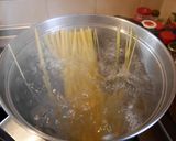 簡単！アスパラとベーコンのめんつゆパスタ作り方3写真