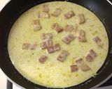 牛乳で濃厚カルボナーラ♪作り方3写真