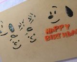 スヌーピー☆お誕生日プレート作り方1写真