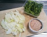 お漬物リメイク◎青菜とツナの炒めもの作り方1写真
