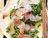 簡単☆鯛のかいわれサラダ作り方1写真
