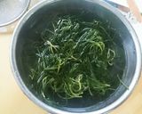 スチームロースターでおかひじきのマヨ炒め作り方1写真
