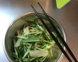 5分で副菜★いかくんと水菜の和え物作り方3写真