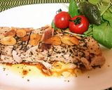 マグロステーキ・にんにくバジル・父の日に作り方6写真