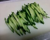 もう一品に最適！きゅうりのわさびマヨ和え作り方1写真