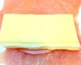 簡単★鶏むね肉でチキン・コルドン・ブルー作り方3写真