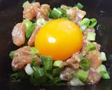 ♡ねぎたっぷり♡マグロのユッケ♡作り方4写真