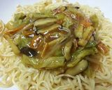 カレ—風味のあんかけ焼きそば作り方7写真