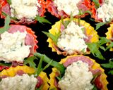 ちょうちょ舞う♪お花ポテトサラダ(^^♪作り方7写真