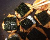 牛蒡の香りほのかに鶏ミンチの磯辺焼作り方5写真
