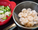 高血圧に！アスパラエビの3種ソース炒め作り方2写真