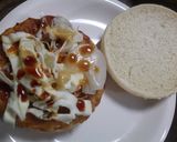 照り焼き風チキンバーガー作り方8写真