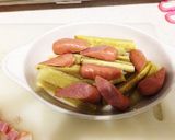 グリーン バナナのジャーマンチーズ焼き作り方3写真