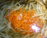 豆もやし＆ごぼうのスープ。作り方3写真
