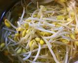 豆もやし＆ごぼうのスープ。作り方4写真