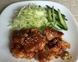 鶏肉の柔らかはちみつ味噌焼き。お弁当にも作り方5写真