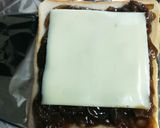 とろーりチーズとビーフハヤシのトースト作り方4写真