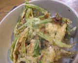 かます子と若牛蒡のかき揚げ丼作り方5写真