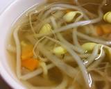 豆もやし＆ごぼうのスープ。作り方5写真