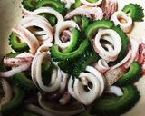 ゴーヤとイカのワタ炒め作り方4写真
