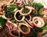 ゴーヤとイカのワタ炒め作り方6写真