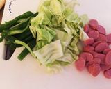 お弁当に♡簡単!キャベツのマヨ炒め作り方1写真