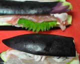 茄子の肉挟みフライ。作り方2写真