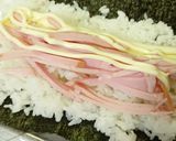 子どもが喜ぶ♡ハムとチーズの海苔巻き作り方3写真