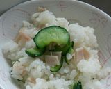 きゅうりとハムのさっぱり混ぜご飯作り方3写真