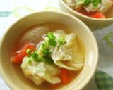 ツルっと美味しいワンタンスープ作り方6写真