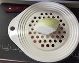 朝採り野菜かくれんぼ✿チーズリングバーグ作り方4写真