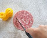 お弁当に＊定番お花卵焼き&お花ハム♡作り方13写真