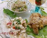 カブの葉っぱも使って！カブの葉リゾット作り方1写真