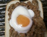 ビックリ美味しい納豆マヨチーズ卵ネギパン作り方3写真